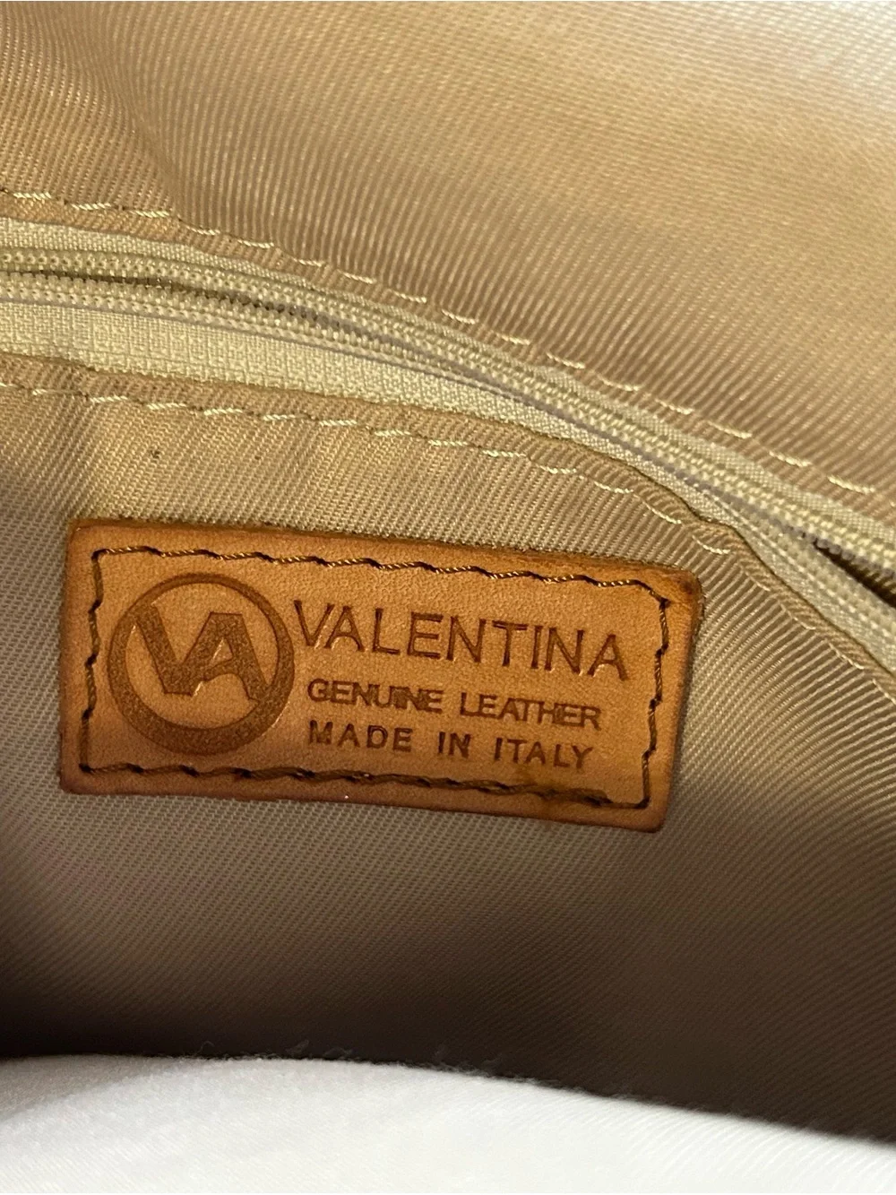 Valentina Made in Italy Genuine Leather Convertible Backpack Crossbody Bag Gray